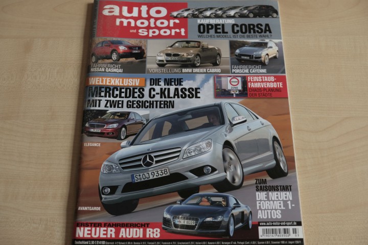 Deckblatt Auto Motor und Sport (03/2007)